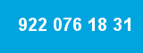 922 076 18 31 922 076 18 31